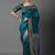 blue ethnic motif woven design zari banarasi saree