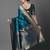 blue ethnic motif woven design zari banarasi saree