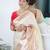 white white ethnic woven design zari paithani saree