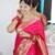 pink pink ethnic woven design zari paithani saree
