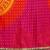 yellow yellow & red printed gotta patti bandhani saree