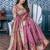 burgundy burgundy & gold-toned ethnic motifs embroidered zari saree