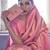 pink pink & gold-toned ethnic motifs zari silk blend kanjeevaram saree