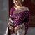 purple ethnic motifs woven design zari kanjeevaram saree