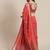 pink women pink & green embroidered chanderi saree