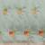 blue blue floral embroidered cotton saree with blouse