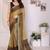 multicolor ethnic motifs pure chiffon fusion saree
