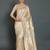 beige beige silk blend woven design kanjeevaram saree