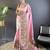 pink woven design zari paithani saree