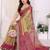 multicolor ethnic motifs pure chiffon saree