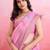 pink ombre pure cotton banarasi saree