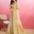yellow woven design pure cotton banarasi saree