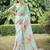 sea_green floral satin banarasi saree