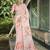 peach floral printed saree