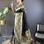 black woven design zari paithani saree