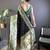 black woven design zari paithani saree