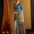 sea_green floral saree