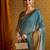 sea_green floral saree
