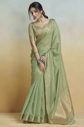 sea_green woven design zari saree