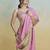 pink woven design zari saree