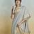 grey woven design zari saree