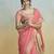 pink woven design zari saree