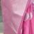 pink pink silver-toned woven design poly linen banarasi saree