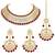 gold-plated kundan-studded jewellery set