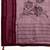 maroon floral sequinned silk chiffon saree
