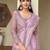 pink pink embroidered georgette saree