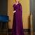 purple organza ready to wear saree