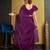 purple organza ready to wear saree