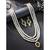 women white & gold-plated traditional pearl jewellery set