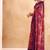 pink abstract printed sequinned saree