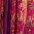 pink abstract printed sequinned saree