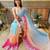 blue blue ombre sequinned embellished saree