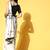 white tie and dye satin saree