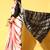 multicolor tie and dye satin saree