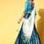 cream tie and dye satin saree