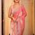 pink embellished embroidered tissue heavy work saree