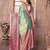 blue woven design zari silk blend designer banarasi saree