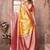 yellow woven design zari silk blend designer banarasi saree
