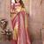 beige woven design zari silk blend designer banarasi saree