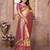 beige woven design zari silk blend designer banarasi saree