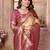 beige woven design zari silk blend designer banarasi saree