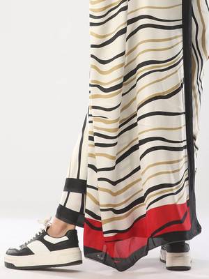 off_white striped saree 5