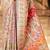 white ethnic motifs woven design zari silk blend banarasi saree