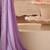 lavender embellished sequinned pure georgette saree