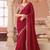 pink embellished embroidered pure georgette saree