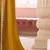 mustard embelished beads and stones pure georgette saree